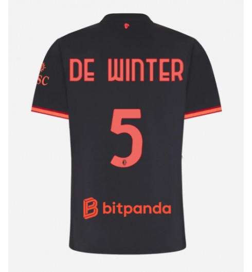 AC Milan Koni De Winter #5 Alternativní Dres pro Dámské 2026-27 Krátký Rukáv AC Milan Koni De Winter #5 Alternativní Dres pro Dámské 2026-27 Krátký Rukáv